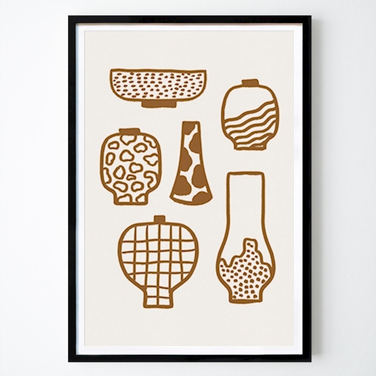 Kitchen Poster: Terracotta Vases by Alisa Galitsyna