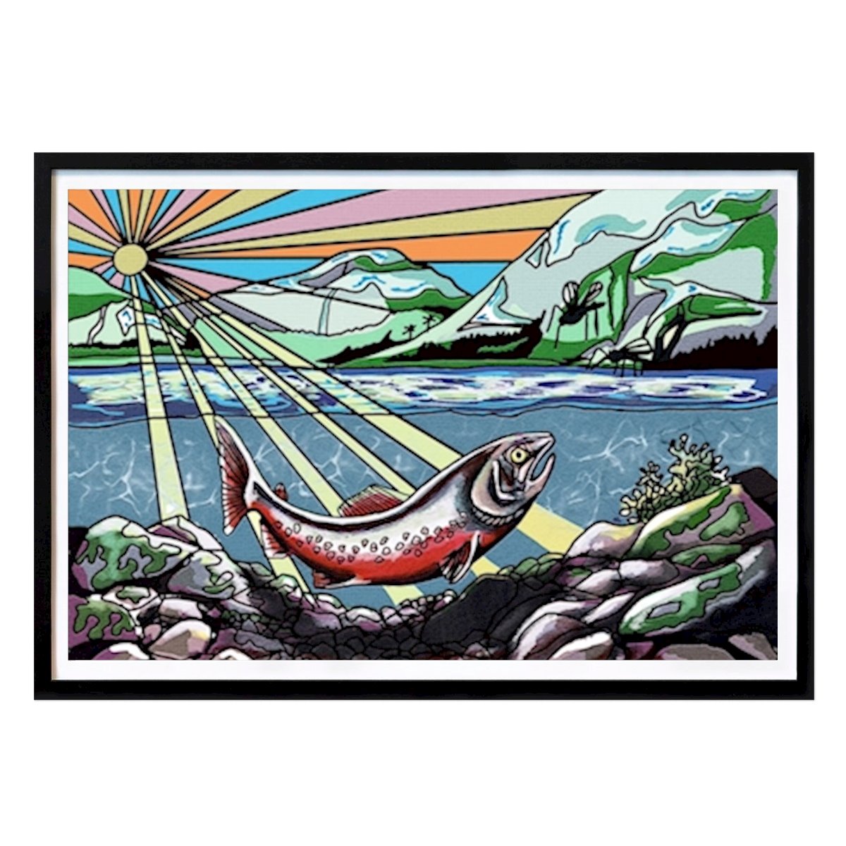 Naturaleza Póster: Fjäll Rödingen de Camilla Ökvist