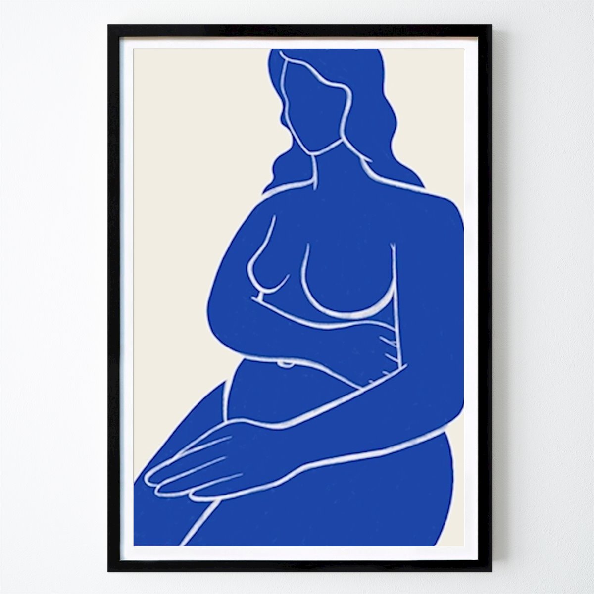 Abstracto Póster: Desnudo 04 de Kookie Pixel