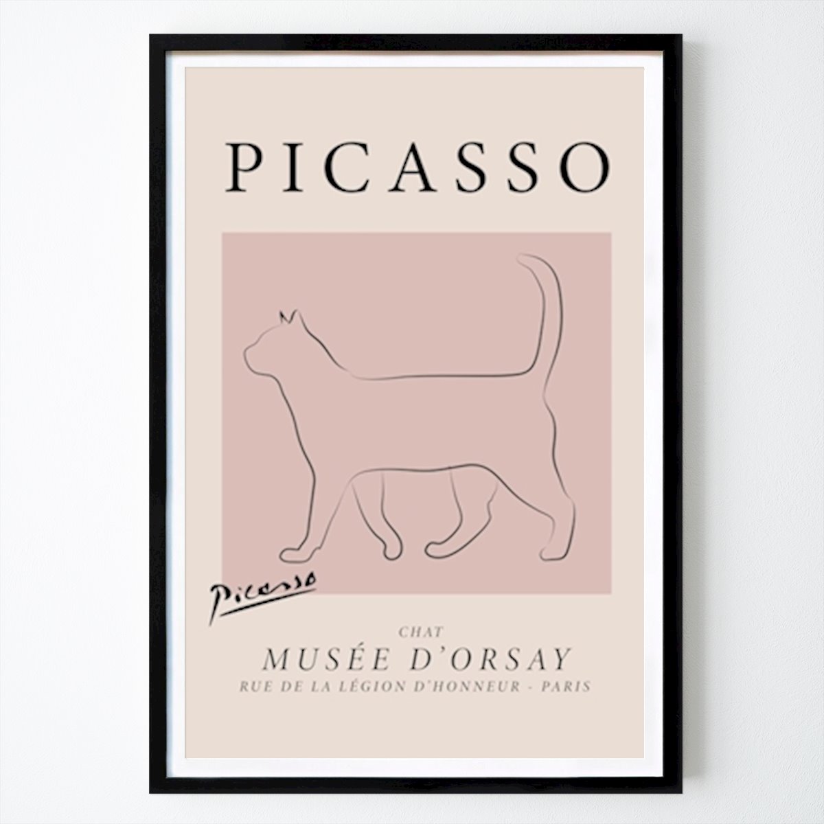 Konstnärlig Poster: Picasso Katt Poster av Kritsanee Wannawat