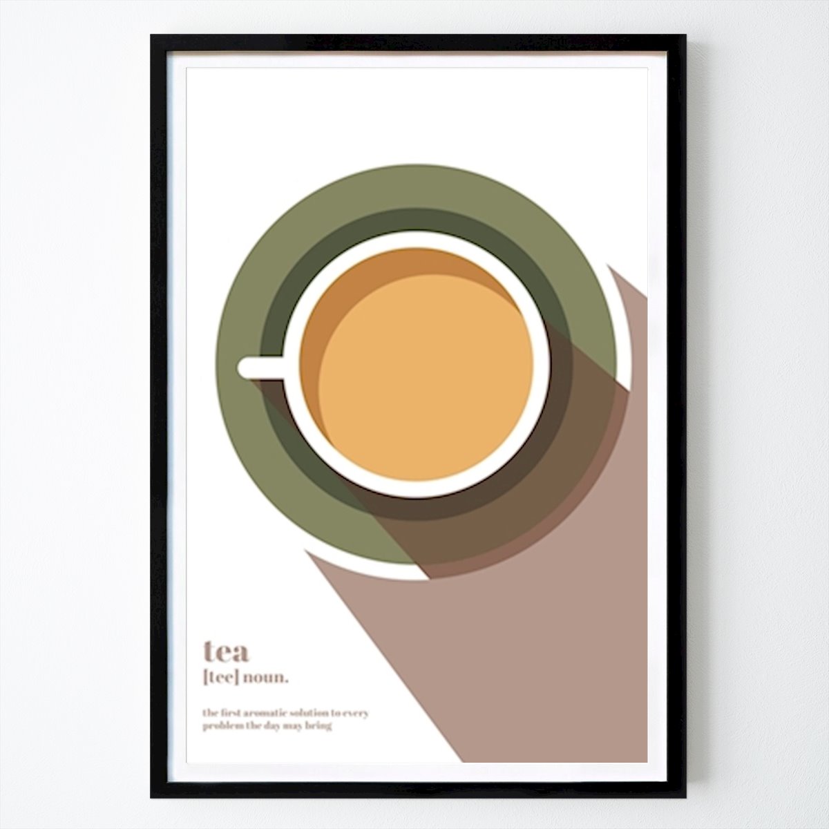 Køkkenbilleder Plakat: Og kopp te 2 plakat av Alexandra Gjörde