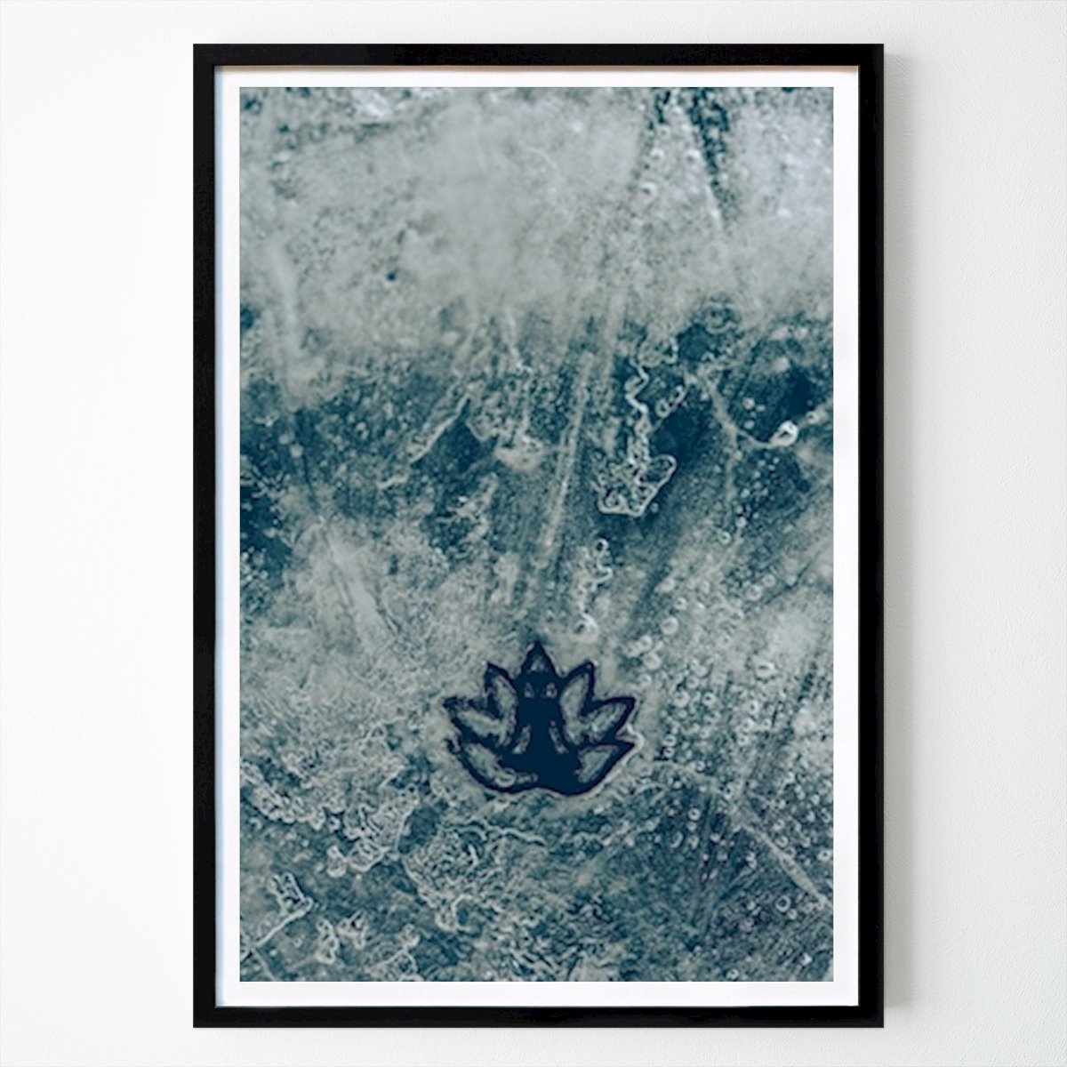Yoga Poster: Lotus von Rebecka & Filip