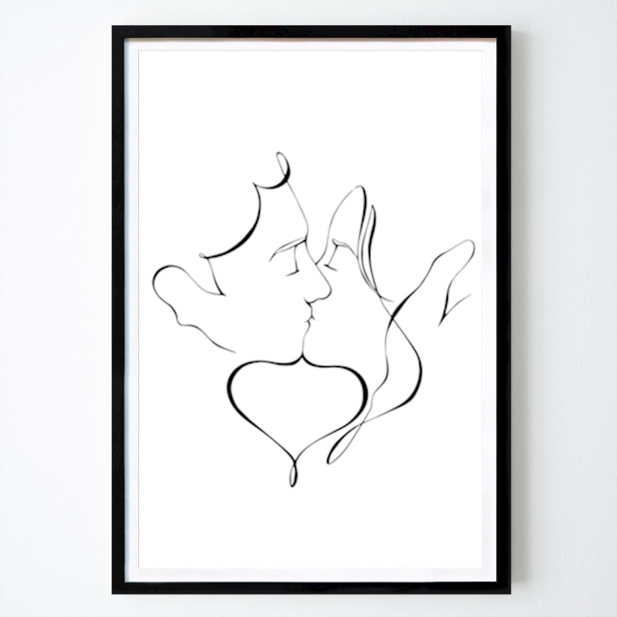 Illustration Poster: The Kiss by Studio One