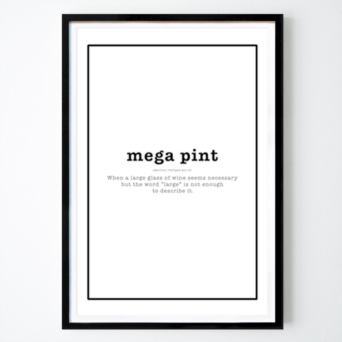 Citation & Text Poster: Mega Pint Explained by Karin Lindström