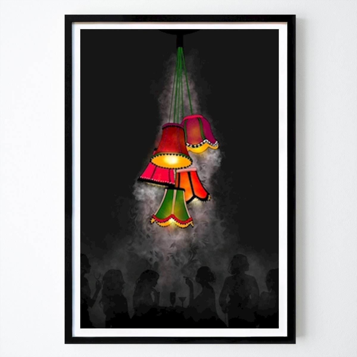 Gothenburg Poster: Girl talk at the saloon by Christina Palm