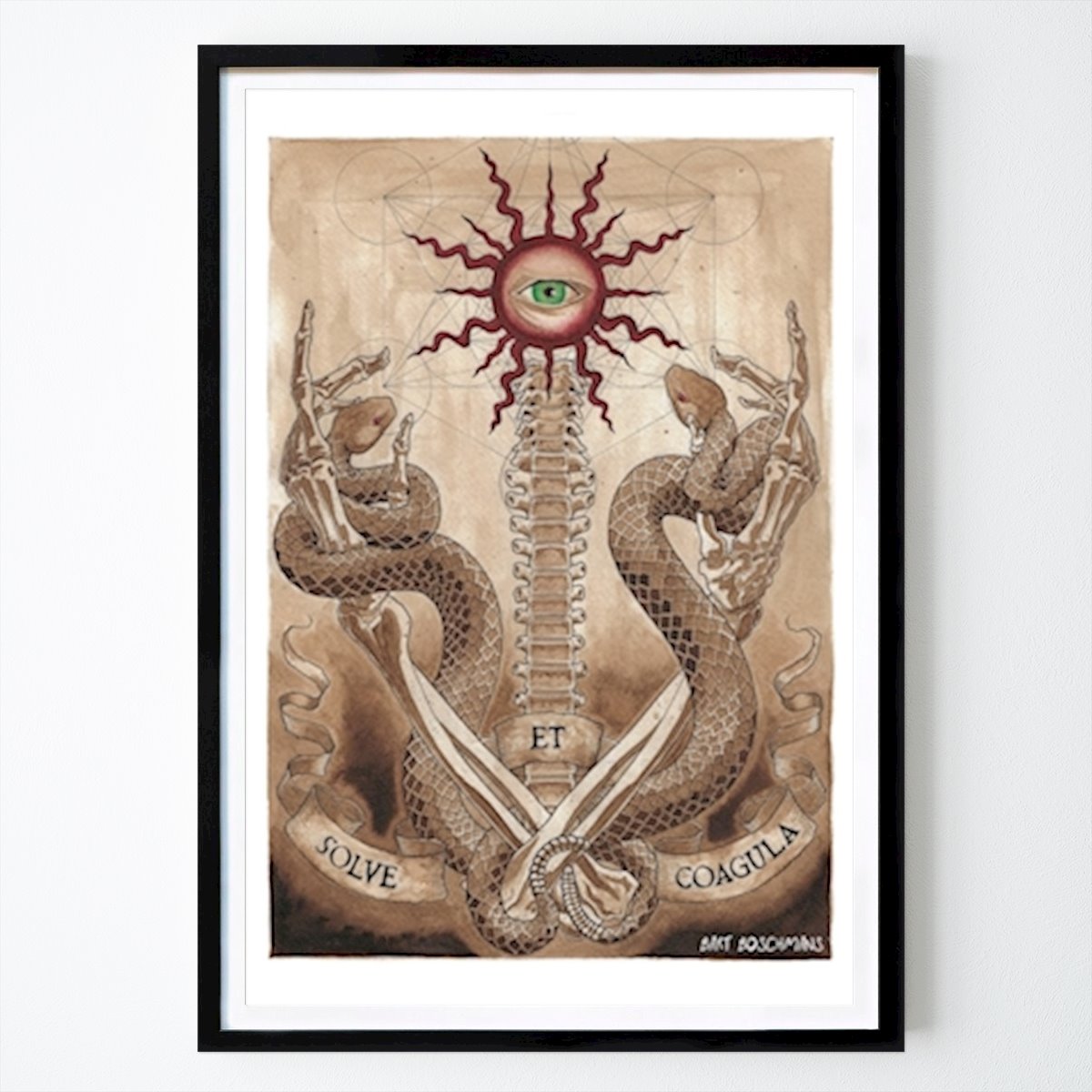 Art Affiche: Le chemin par Bart Boschmans