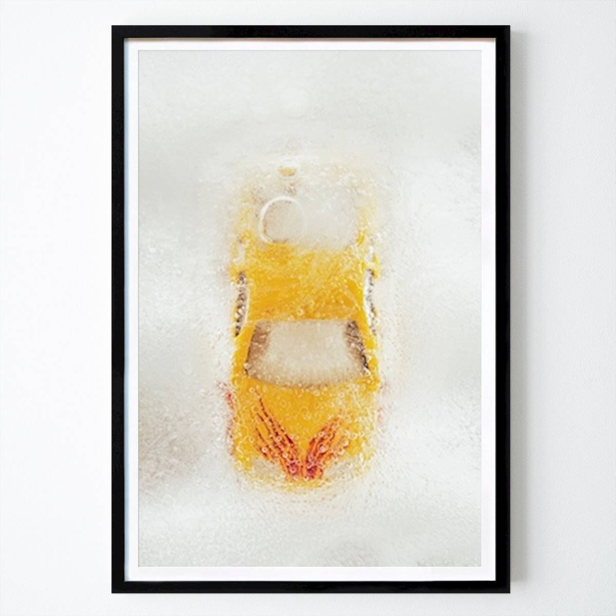 Kinder Poster: Gelbes Auto von Rebecka & Filip