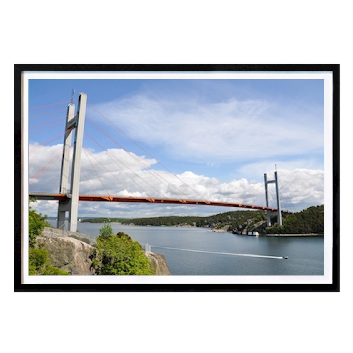 Arkitektur & Design Poster: Tjörnbron av Helena Bovin