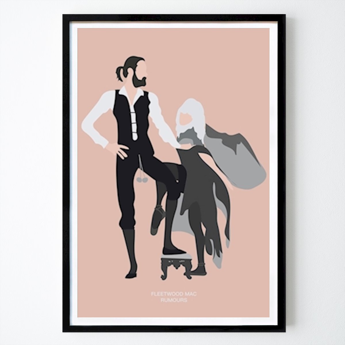 Pop Art Plakát: Fleetwood Mac Rumours růžová od Emme