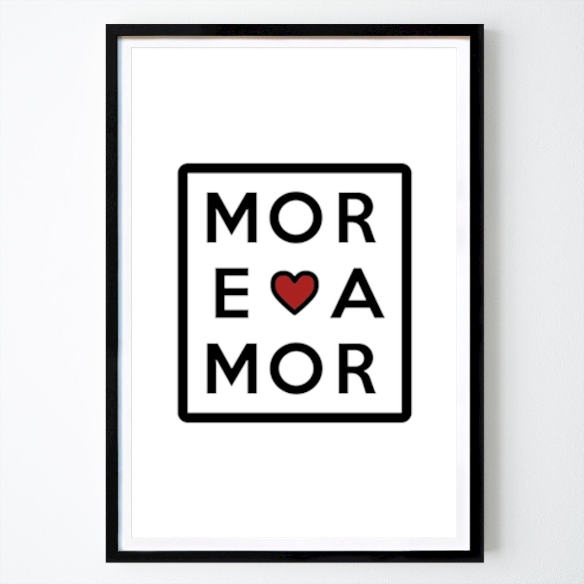 Fotokunst Plakat: Mer Amor av Amini54