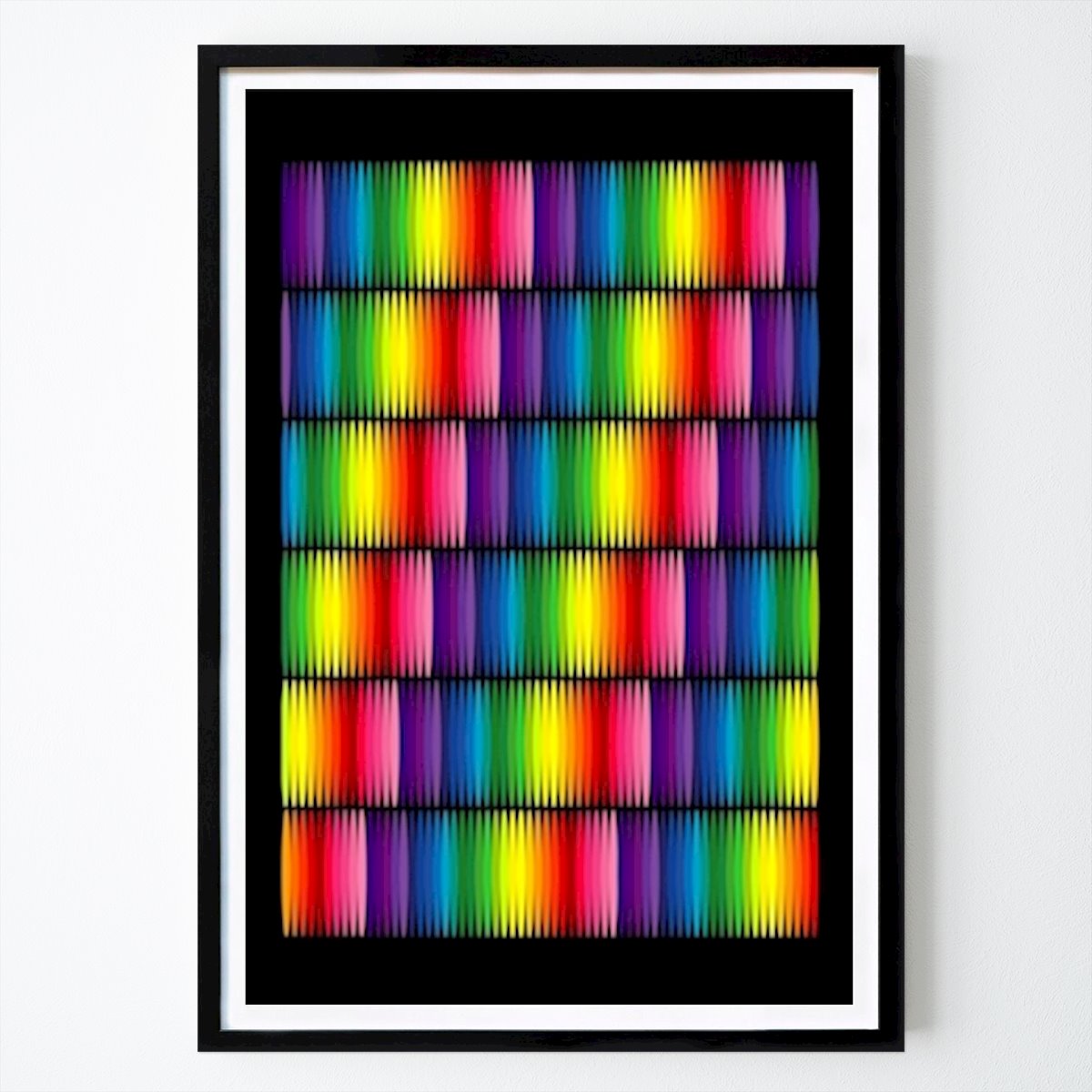 People & Portrait Poster: Rainbow Series 06 by Oranxina