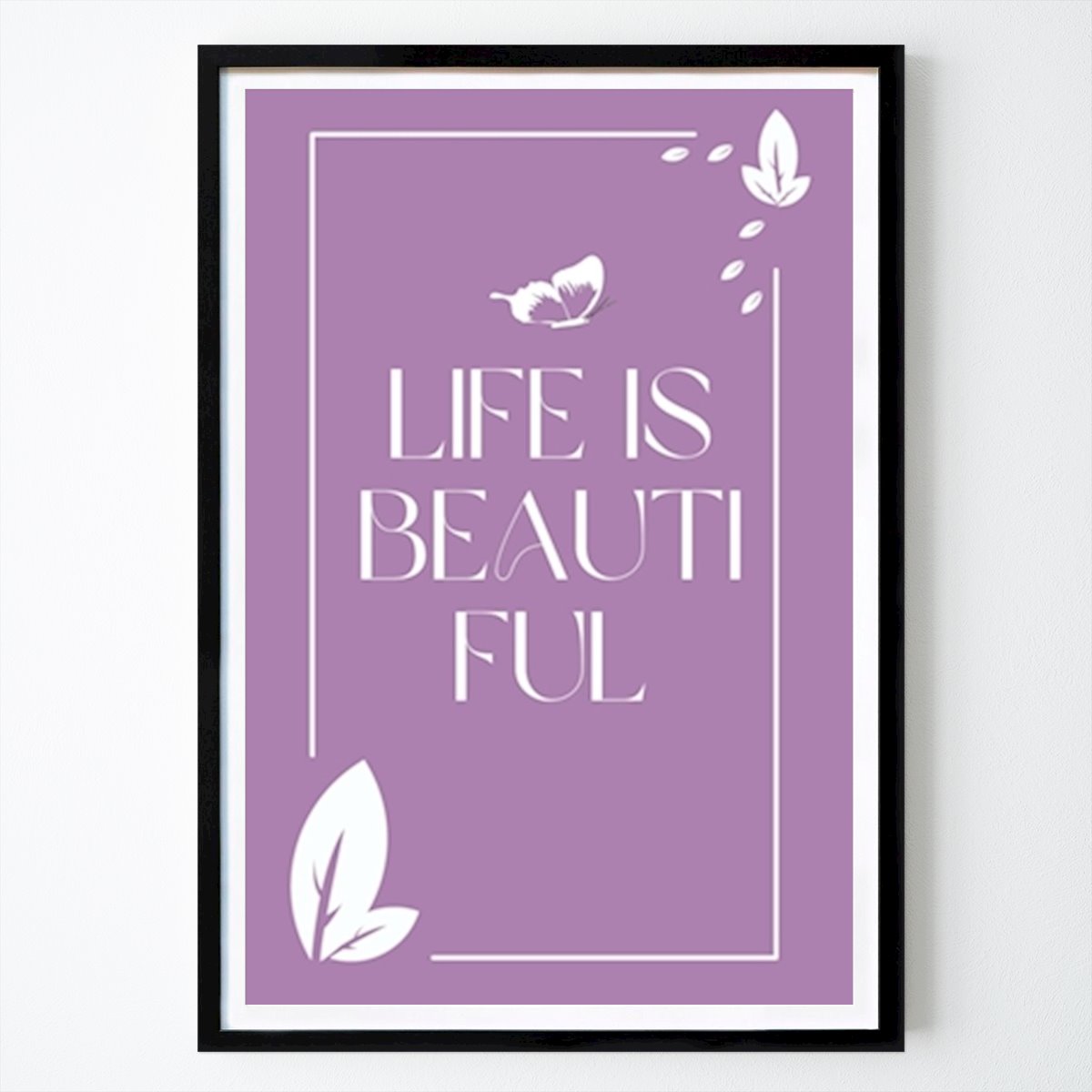 Citations Affiche: La vie est belle par Edita Sarukhanyan