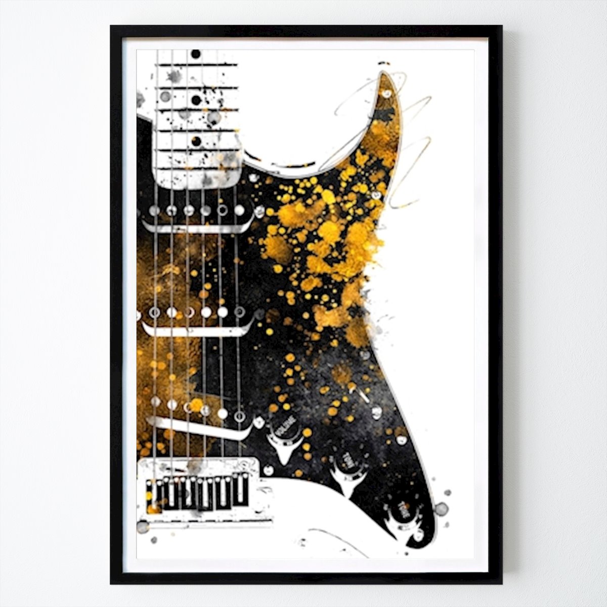 Musik Poster: Elgitarr av Justyna Jaszke