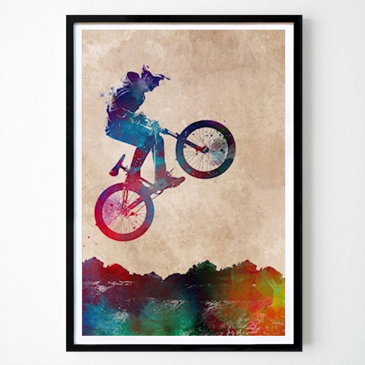 Tempo libero Poster: Appassionato di mountain bike di Justyna Jaszke