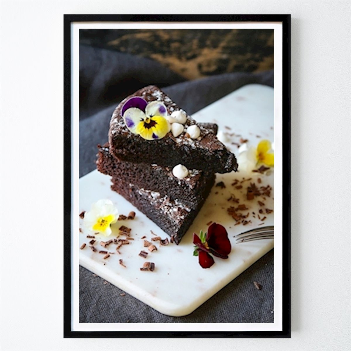 Kitchen Poster: Mud cake by Lena Boström