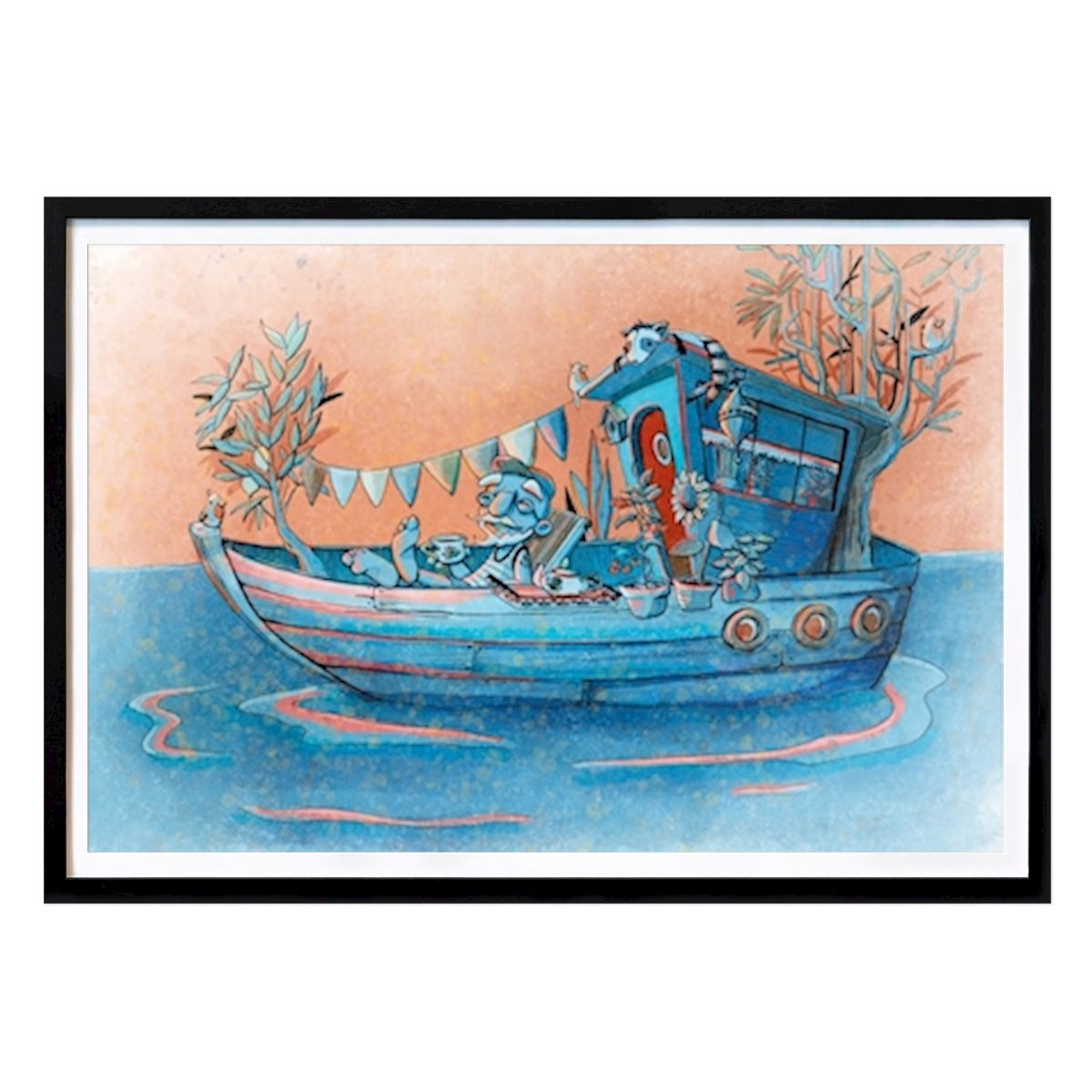 Människor & Porträtt Poster: Avslappnande man av Meike Haug