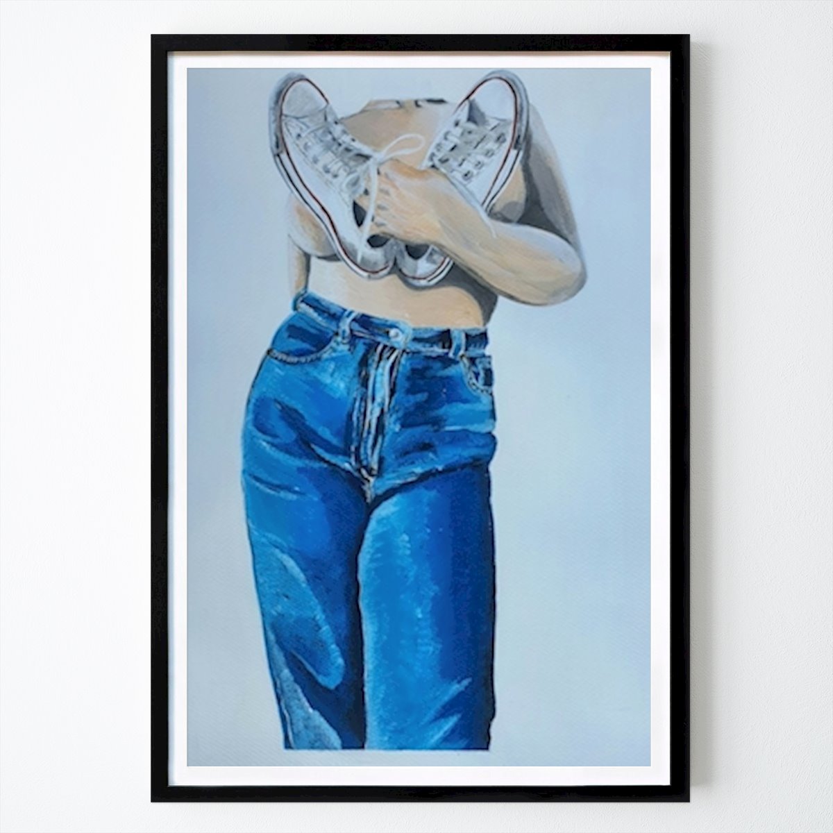 Mennesker & Portrætter Plakat: Converse og Jeans av Maja Roth