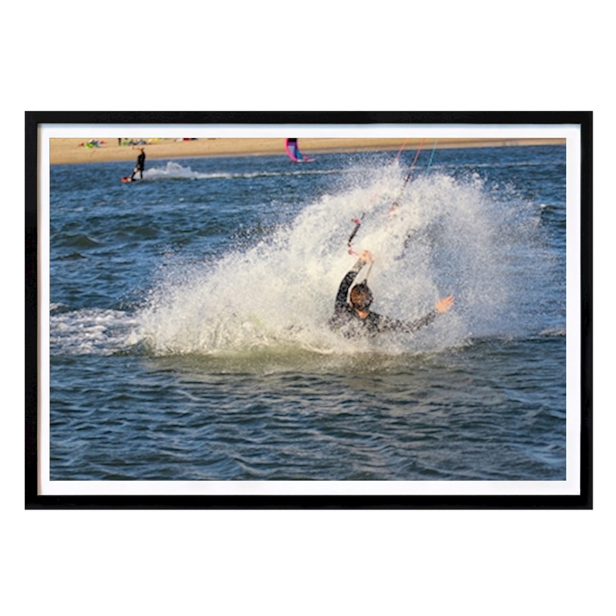 Sport & Hobbies Poster: VAL IN HET WATER van Johann Medvey