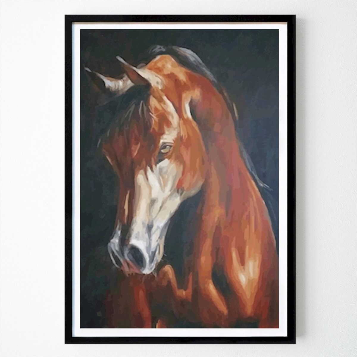 Animals Poster: Night horse by Fernando guerra