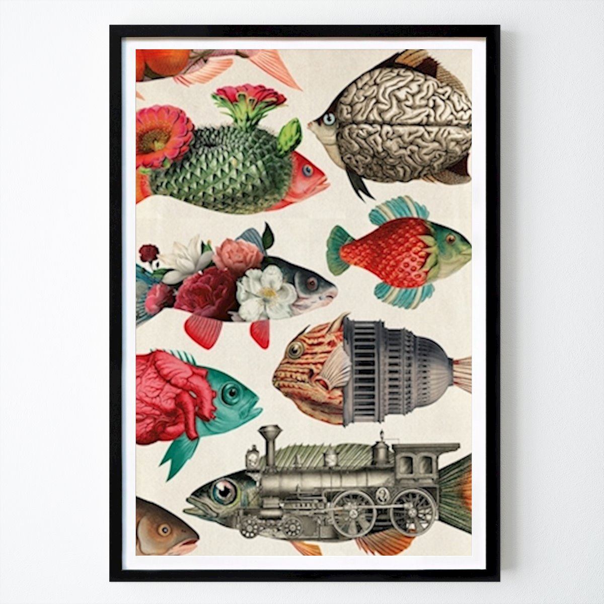 Pop Art Poster: Aquarium by Beto Val