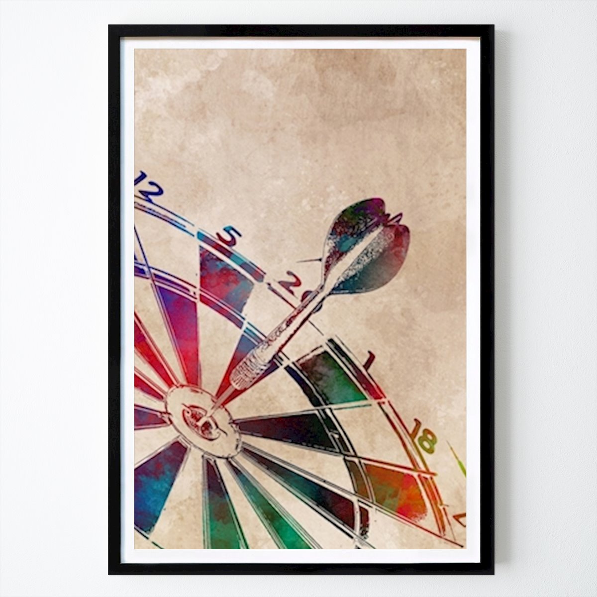 Retro & Vintage Poster: Dart by Justyna Jaszke