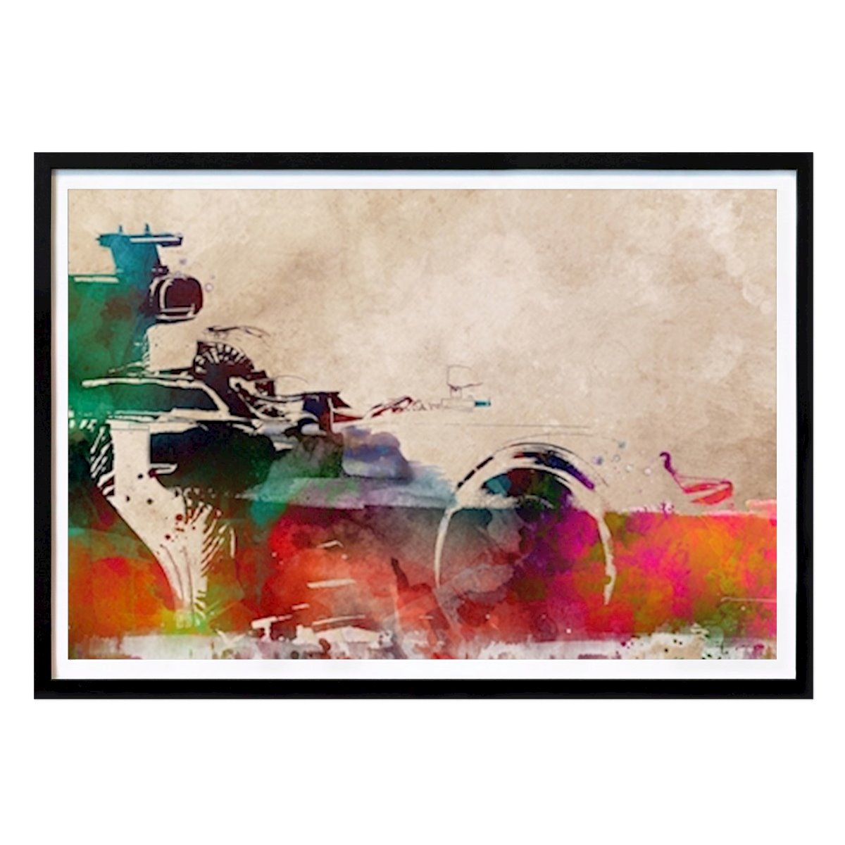 Formuła 1 Plakat: Formuła 1 autorstwa Justyna Jaszke