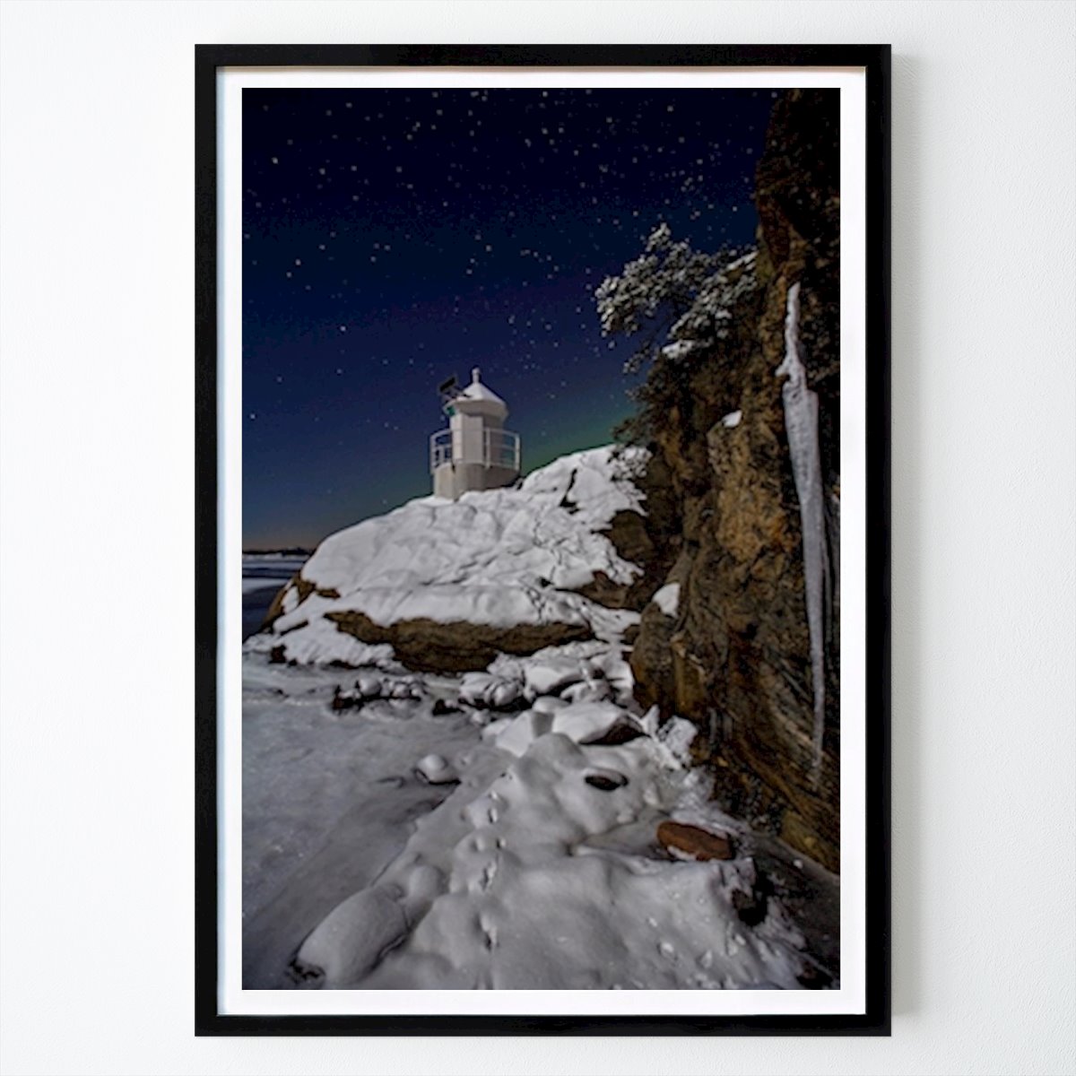 Natur Poster: Leuchtturm von Asmundur Sveinsson