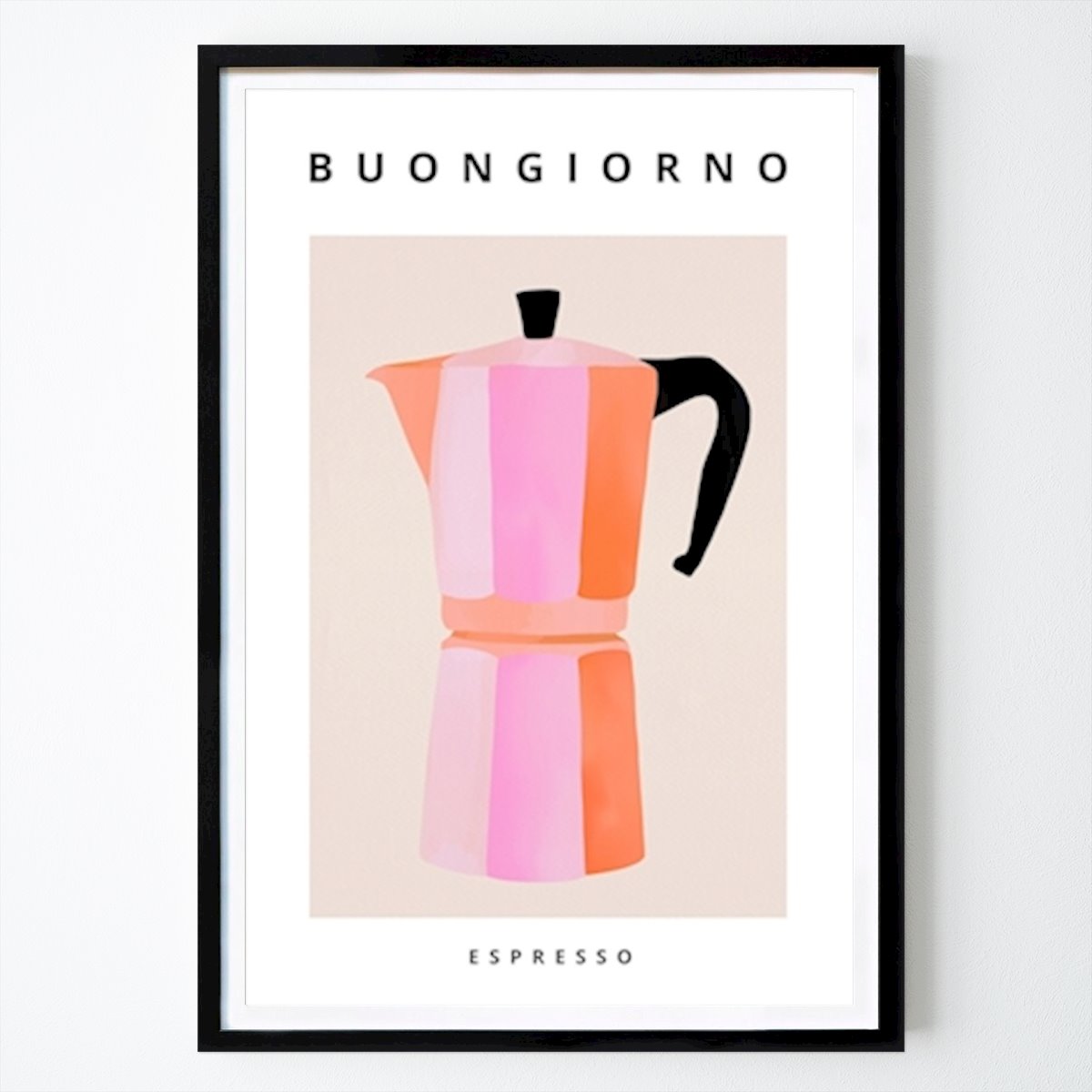 Italien Poster: God morgon - kaffekanna av Baroo Bloom