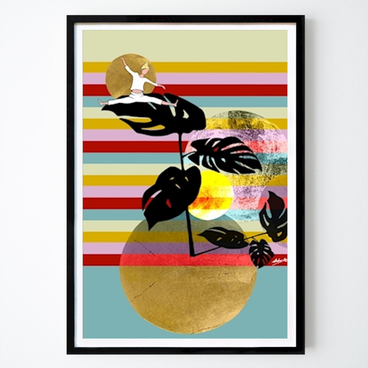 Pop Art Poster: Space Oddity by Lior Elkabas