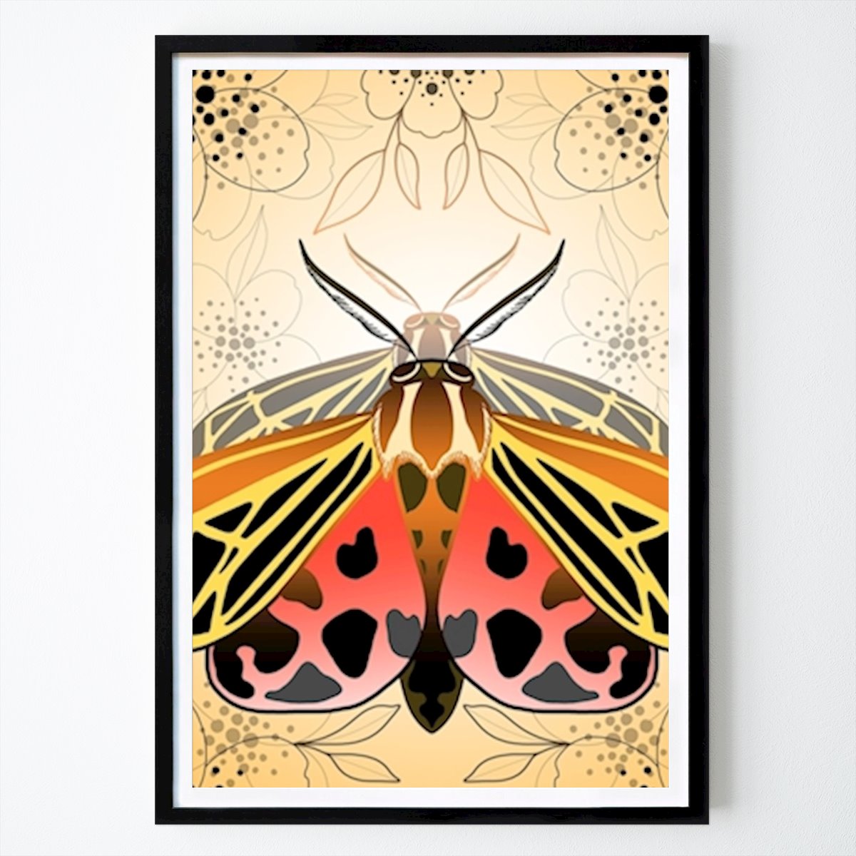 Djur Poster: Mal i blommor av Wiebke Beckmann