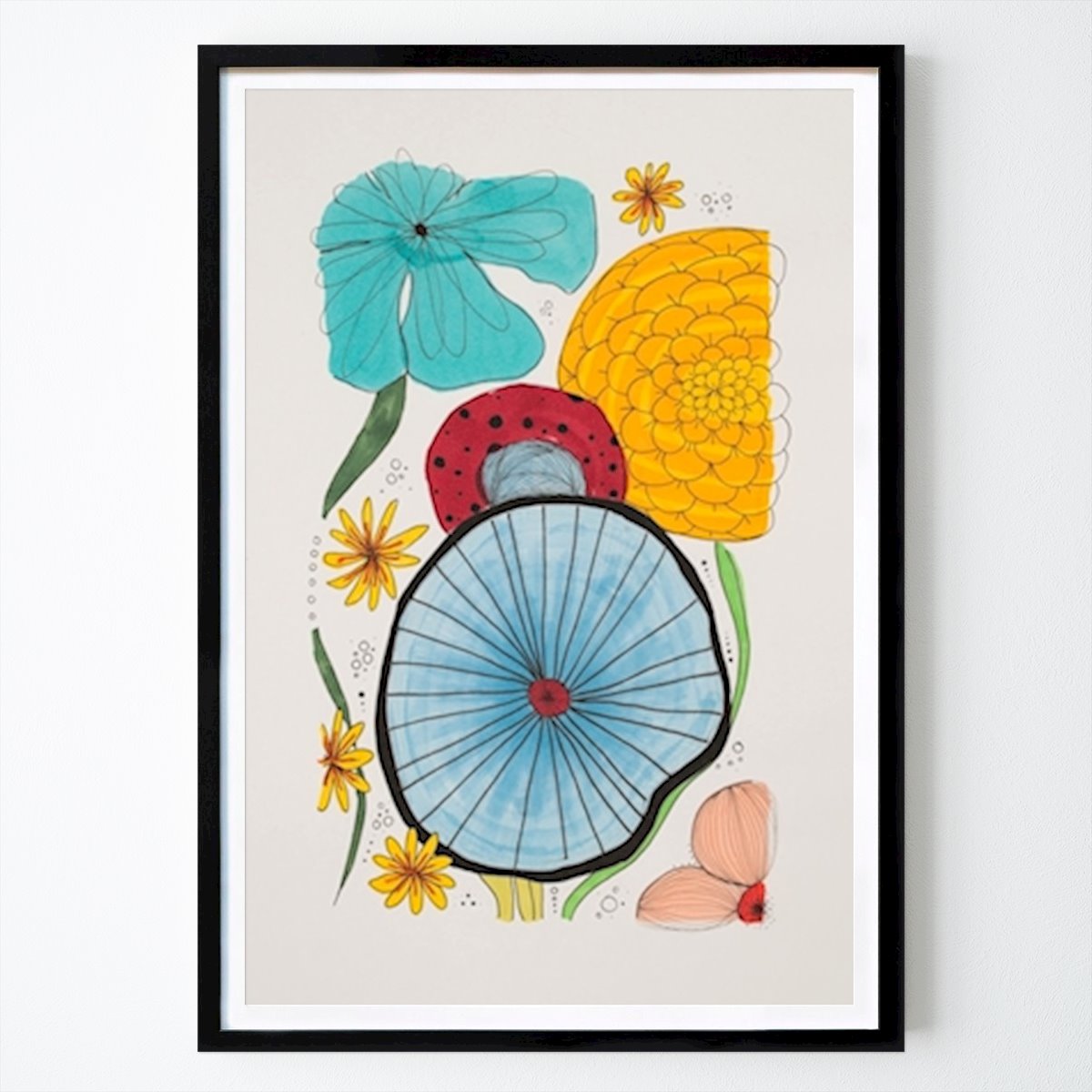 Stockholm Poster: Nur Blumen von Sarah Rautell