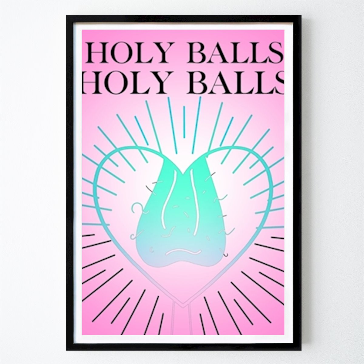 Illustration Poster: Die Heiligtümer der Hose von Wiebke Beckmann