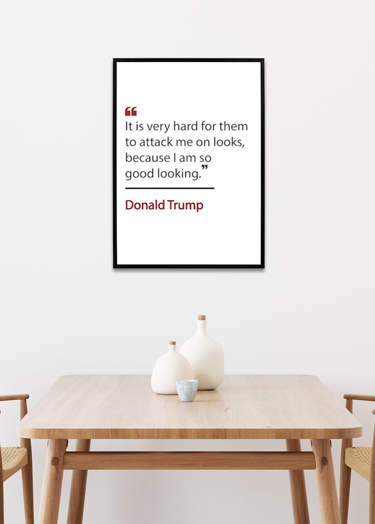 Svin smykker Tidsplan Donald Trump plakat plakat af William Gustafsson - Printler