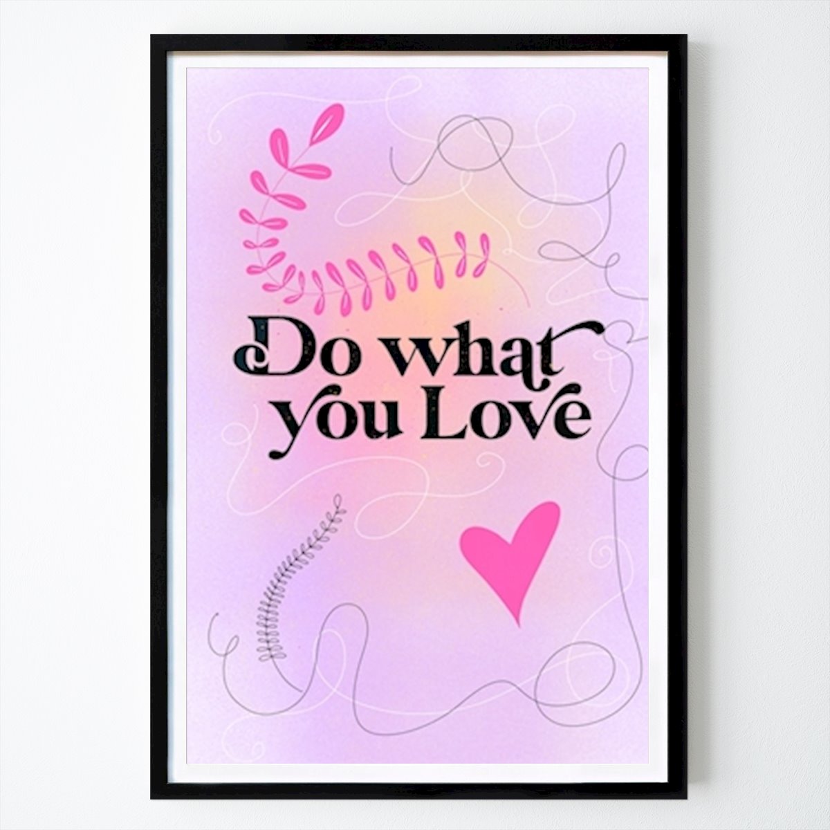 Citation & Text Poster: Do What You Love by Baroo Bloom