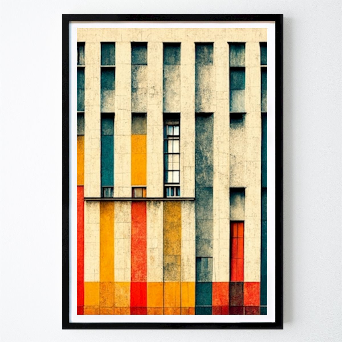 Bauhaus Poster: Bauhaus Wall #2 by Roman Rögner