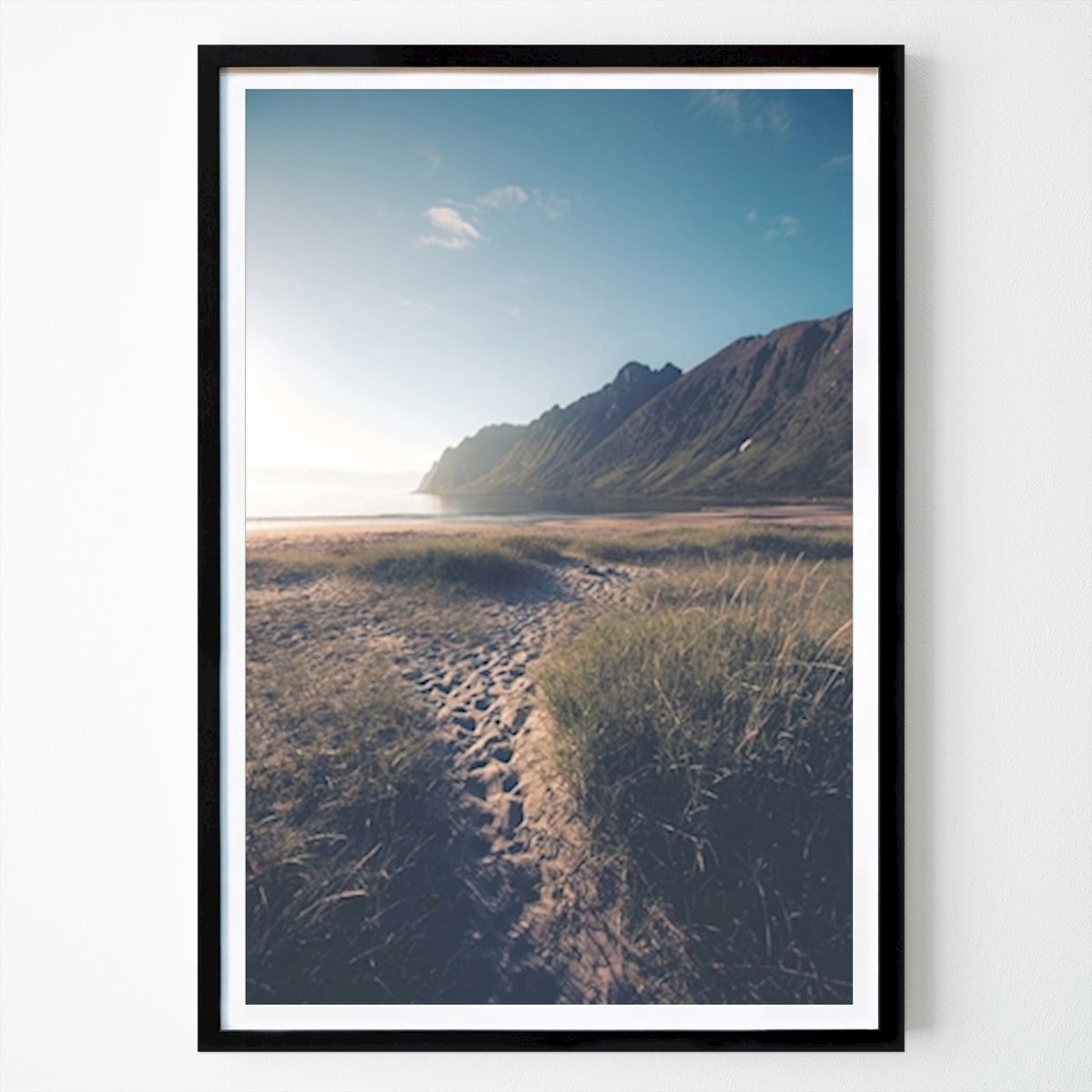Nature Poster: Sunset on Senja by Lena Wiik