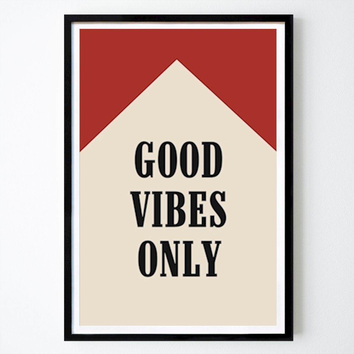 Retro & Vintage Poster: Nur Good Vibes Poster von William Gustafsson